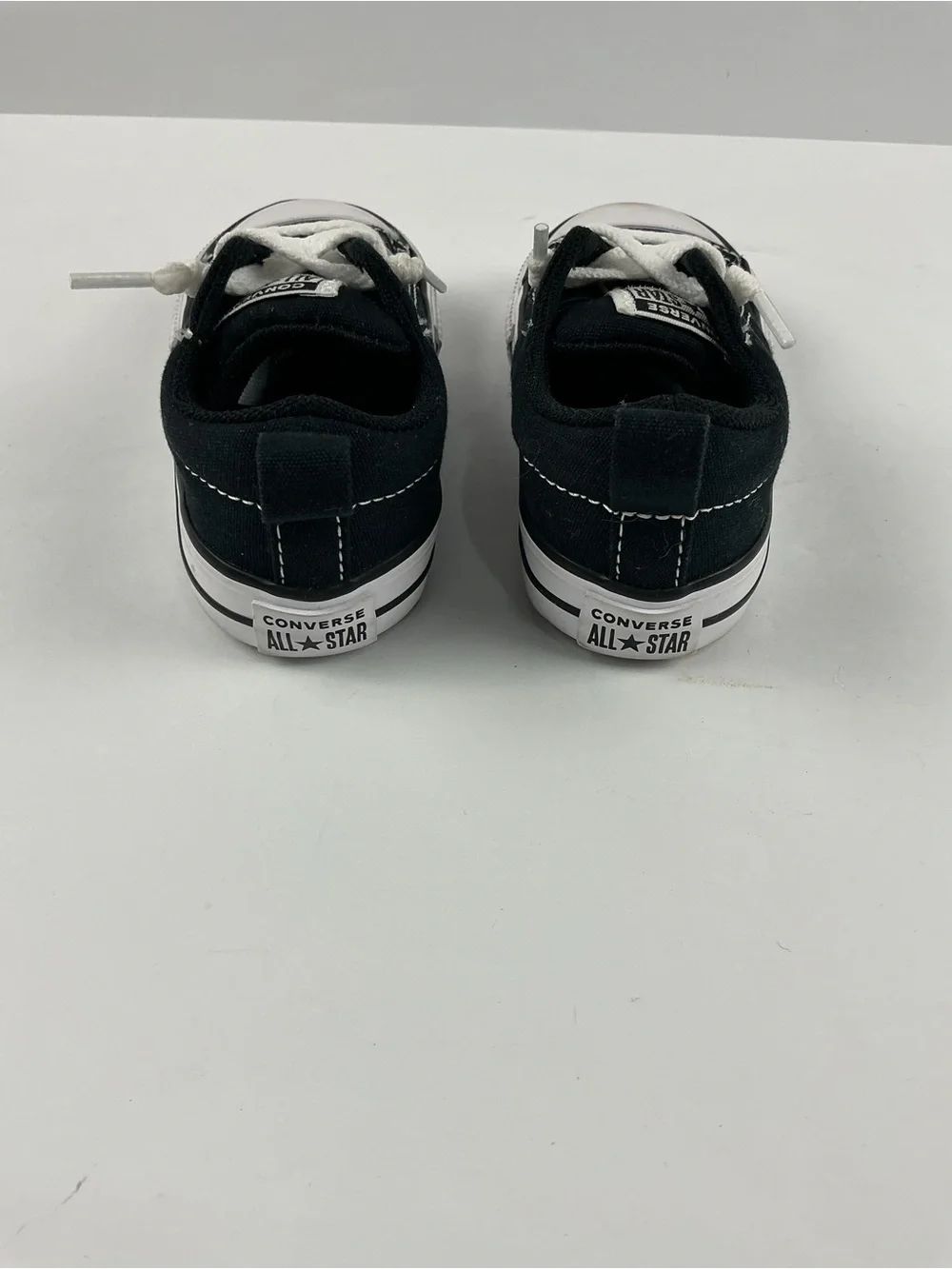 Converse Kids Black and White Low Top Sneakers